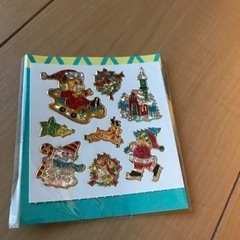 クリスマス　キラキラ　シール　③