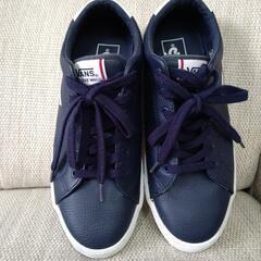 VANSスニーカー★ネイビー24.5