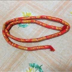 着物小物、ハギレ赤黒2本リメイクにも！