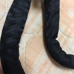 着物小物、ハギレ赤黒2本リメイクにも！の画像