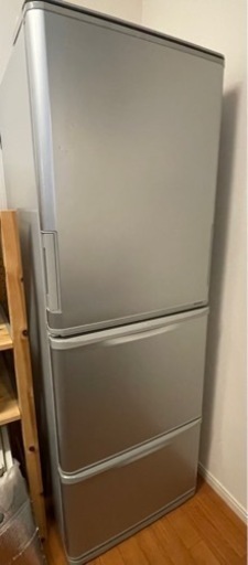 【2/24引渡し】シャープ冷蔵庫 350L 両開き シルバー