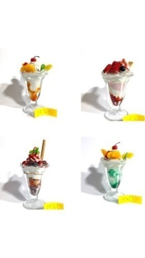 食品サンプル　パフェ実物大15個セット