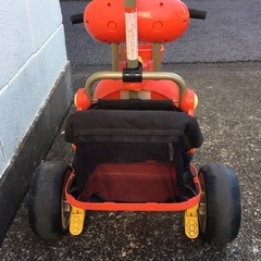 三輪車 赤 舵取り棒付き アイデス ides レッド 男の子 女の子 千葉 成田の画像