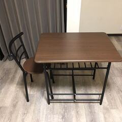 ①【差し上げます】ダイニングテーブル、イス（１却）引き取り可能な方、希望です。の画像
