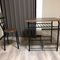 ①【差し上げます】ダイニングテーブル、イス（１却）引き取り可能な方、希望です。の画像