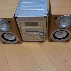Panasonic☆CDMDカセットコンポ☆一部未確認