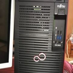 （商談確定中）富士通サーバーＰＣ　７世代ＣＰＵ搭載　W570中古と３１．５インチモニターセットの画像