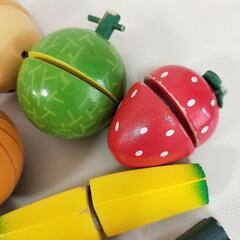 【お取引様決まりました】木のおままごと　野菜・果物の画像