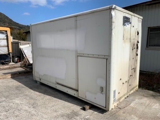 ⚠️格安出品⚠️ No.576 アルミバン 2ｔ アルミ 箱 バイク 倉庫 トラック コンテナ 米 保管庫 物置 DIY