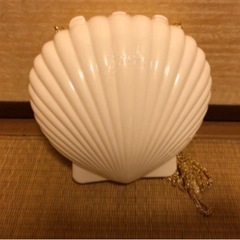 プリンセスお姫様気分ポシェットバッグポーチシェル型貝殻 の画像