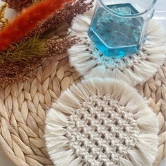 マクラメコースターの画像