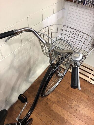 中古自転車　オートライト　オーバーホール済  こげ茶色