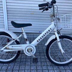 【子供自転車】練習用に最適！18インチ変速なし　タイヤ状態〇　サ...