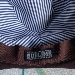 🤩ハット　SUBLIME  帽子　⑨未使用🤩　お値下げしました❗️の画像