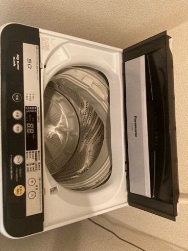 【美品】1000円 Panasonic 一人暮らし用5.0kg洗濯機