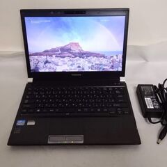 13.3インチ 東芝 dynabook R733/E24KB Win10HDD 500GB メモリ４GB CPU i3-3110M DVD+R