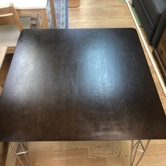 【リサイクルサービス八光　田上店　配達・設置OK】ニトリ　ダイニングテーブル(Nクーボ75　DBR)の画像