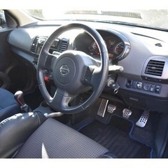 日産　マーチ12SR  後期　5MT フジツボマフラー　車検2年付きの画像