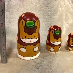 ♪ぐんまちゃん 3タイプのマトリョーシカの画像