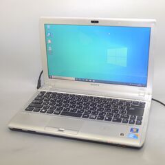 大容量HDD-500G 銀色 ノートパソコン 13.3型 SONY VPCS12AFJ 中古良品 Core i5 4GB DVDRW 無線LAN Bluetooth webカメラ Win10 Office