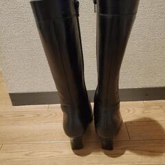 【美品】ロングブーツ　本革の画像