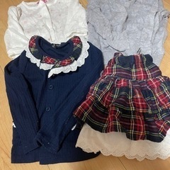 (決まりました)女の子服110cm(冬服)