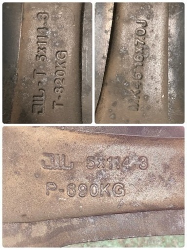 BF Goodrich 三菱デリカD5 4本ホイール付