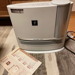 シャープ　プラズマクラスター　セラミックファンヒーター　加湿清浄機