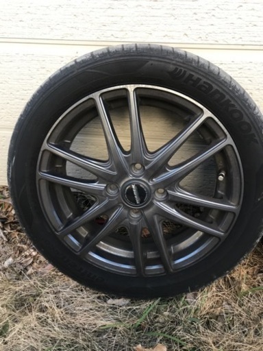 15インチ 4穴 WAREN ホイール4本セット 4.5J HOT STUFF