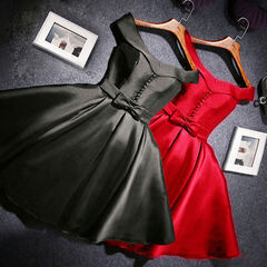 Aライン　パーティードレス　オフショルダーの画像