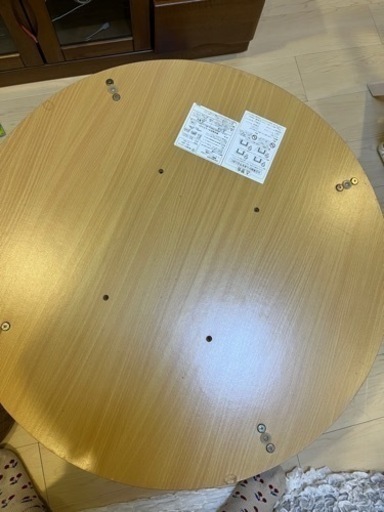 円形ちゃぶ台　80センチ　布団あり