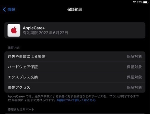 ■超美品■iPad 128GB WiFi+Cellular+AppleCare