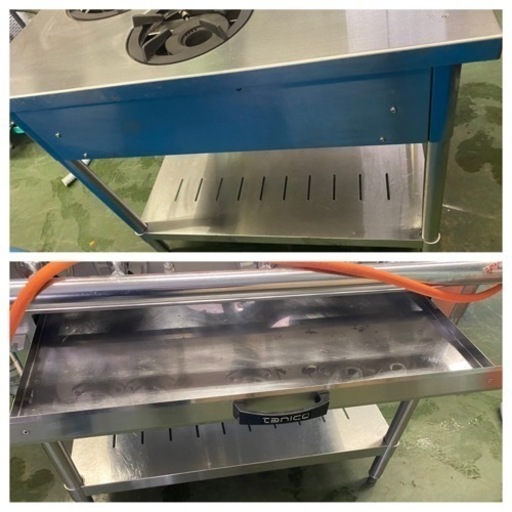 タニコーテーブル形3口ガスレンジ S-TGT-90