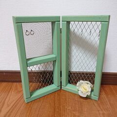 【美品】ハンドメイドアクセサリーラック