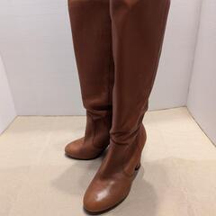 値下げ★  羊革  ロングブーツ  サイズ35