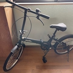 折り畳み自転車 黒 