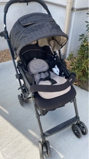 【値下げ】ベビーカー　メチャカル ハンディα パールブラック