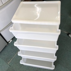 【リサイクルサービス八光　田上店】ニトリ　リビングチェストFD(4段)の画像