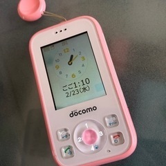 キッズ携帯　HW-01G ピンク docomoの画像