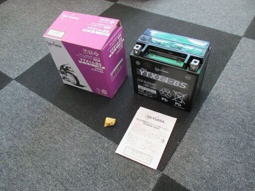 【純正新品未使用品】GSユアサ バイク用 バッテリー YTX14-BS VRLA（制御弁式）充電済