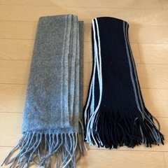 男物マフラー2点