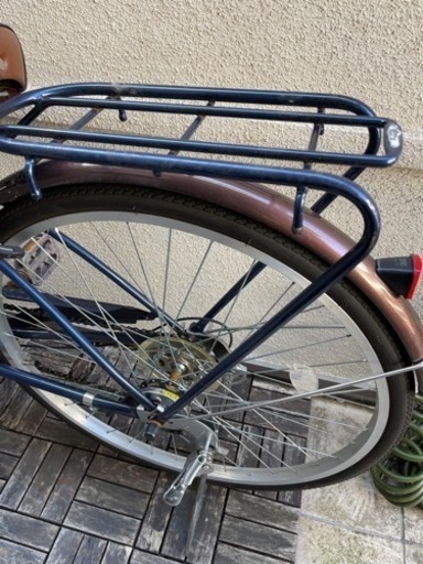 2年乗りました！　6段変速付き　丸石ブランド軽快車