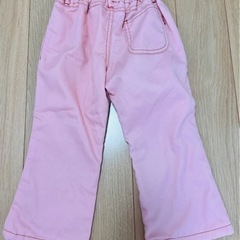 新品未使用　冬物♡ガールズ長ズボン90cmの画像