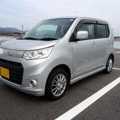 走行43,000Km　スズキ　ワゴンR　スティングレーターボ　MH34S　平成24年（2012年）　シルキーシルバーメタリック　車検満了令和5年（2023年）12月20日の画像