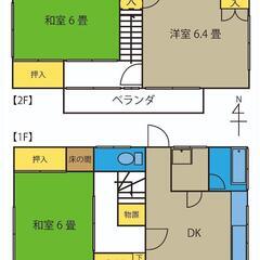 ☆【小田原超好立地戸建♪】激安【広々二階建て戸建】賃貸　庭・車庫...