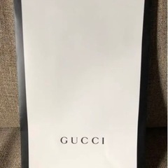 プレゼント包装などにGUCCIグッチ袋ショッパー2点セットの画像