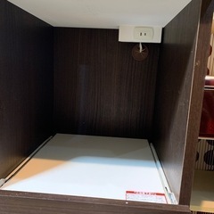 JF3658 ニトリのローラー付き食器棚　の画像