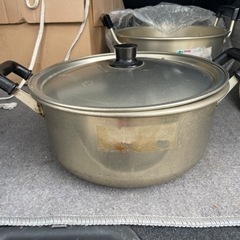 アルミ製両手鍋