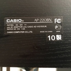 電子ピアノ 88鍵盤 カシオ　セルビアーノ　AP-220 CASIO CELVIANO AP-220 2010年製の画像