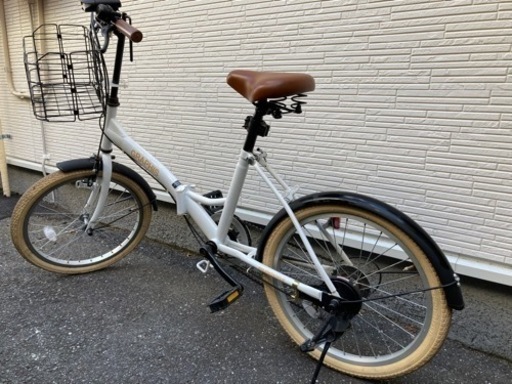 折りたたみ自転車 20インチ シマノ製6段ギア 